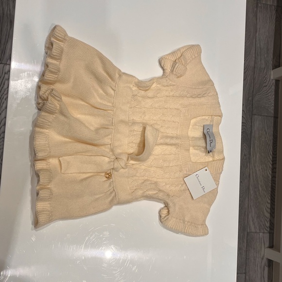 Christian Dior ivory wool tunic dress - Picture 2 of 9